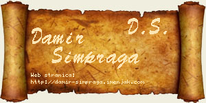 Damir Šimpraga vizit kartica